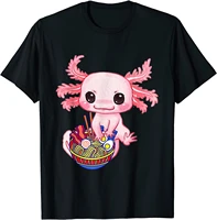 ramen axolotl japanese food cute kawaii animal art t shirt