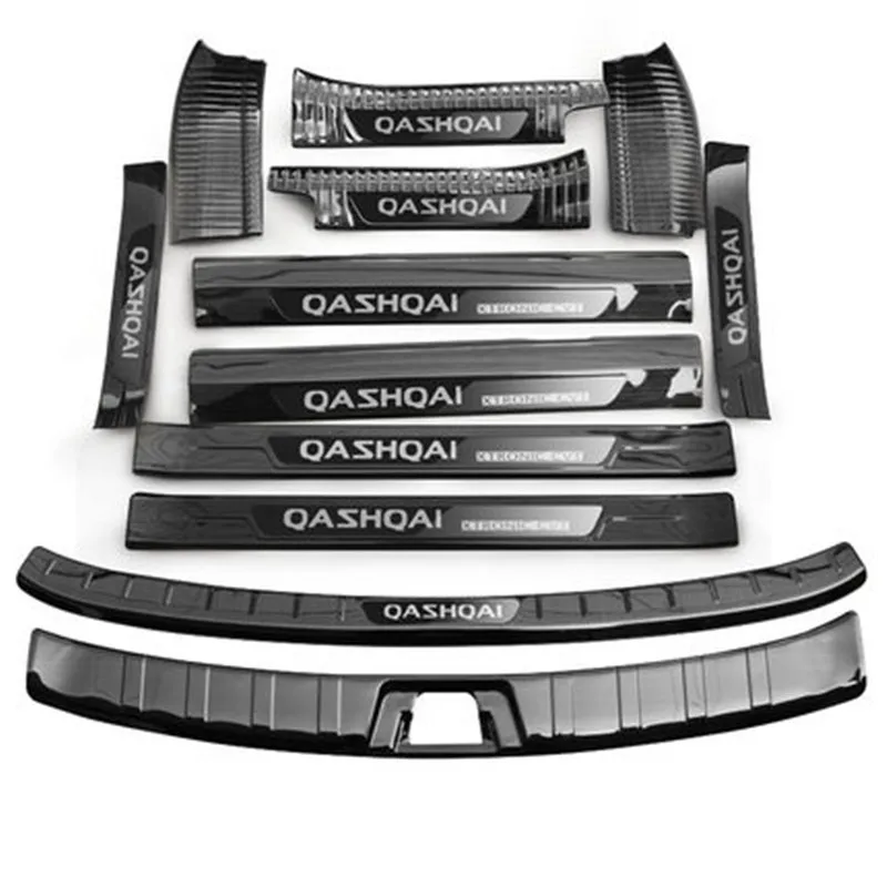 

Стайлинг автомобиля, протектор заднего бампера из нержавеющей стали, протектор багажника, Накладка для Nissan Qashqai J11 2016 2017 2018