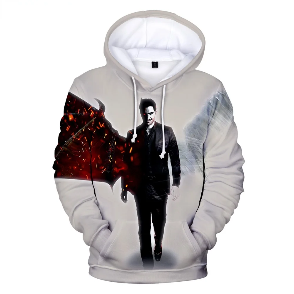 

2022 New Lucifer3D Printing Hoodie Sportswear Men's and Women's Casual Fashion Sports All-match Harajuku Style Hooded Sweater
