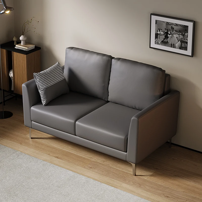 

Кожаный диван Loveseat, дизайнерский угловой европейский домашний диван, роскошная Скандинавская мебель для спальни, мебель для дома