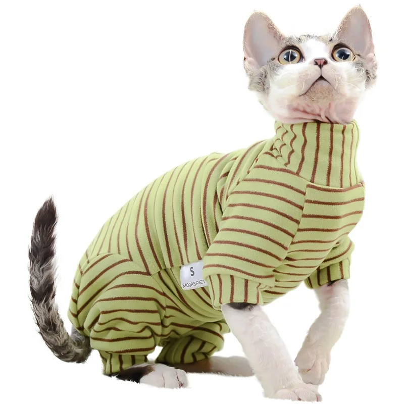 

Pet Products Cat Products Clothes Hairless Cat Clothes Ins Wind Lace German Velvet German English Short Cat Bottomed Shirt Doll