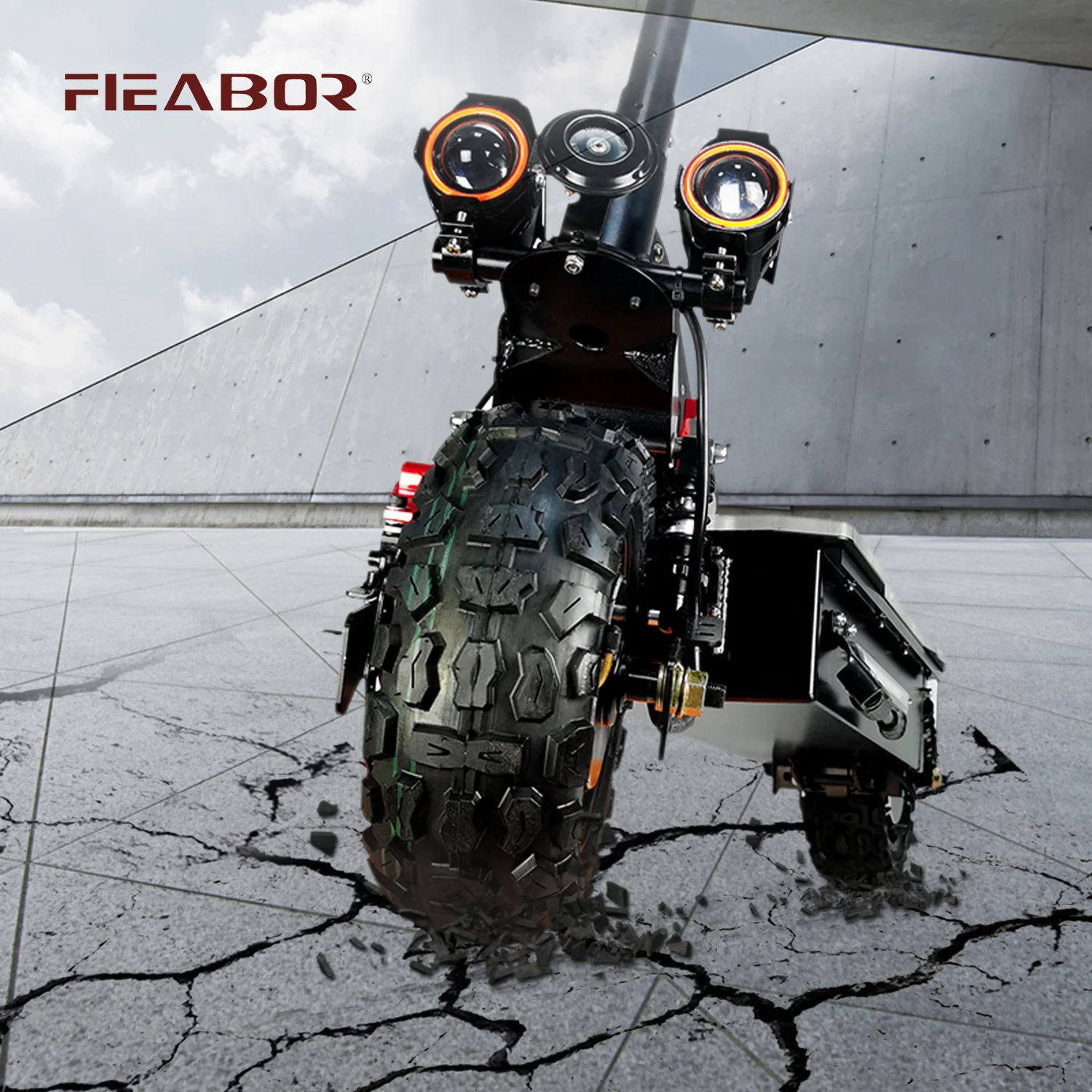 Электрический скутер для взрослых 60 в 5600 Вт двойной мотор 11-дюймовые внедорожные