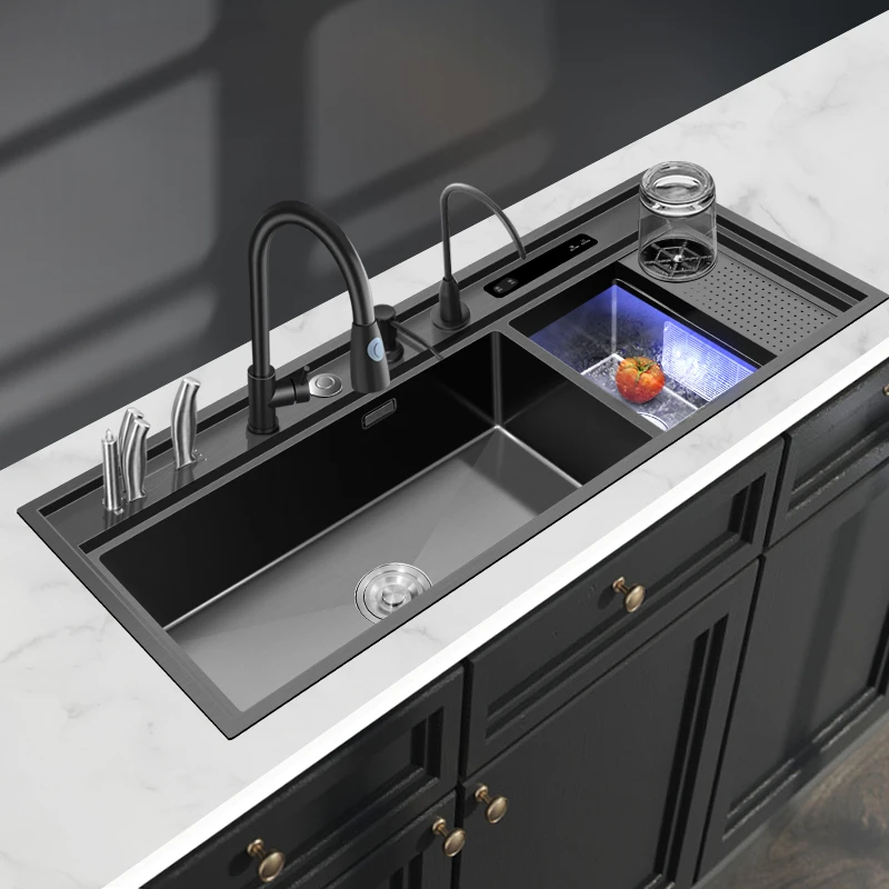 

Ultrasonic sink dishwasher, multifunctional intelligent cleaning machine, kitchen integrated 304 stainless steel vegetable sink