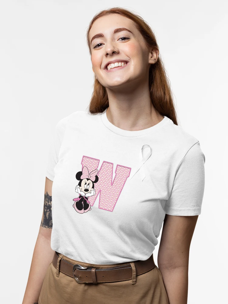 

Disney Top Feminino Summer T Shirt Letter W Fashion Funny Birthday Party Matching Urban Fairy Clothes Short Sleeve Dropshipping