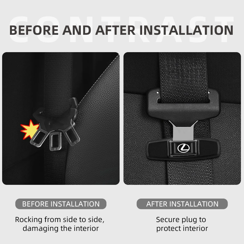 Автомобильные аксессуары ограничитель для ремня безопасности фиксатор LEXUS RX300