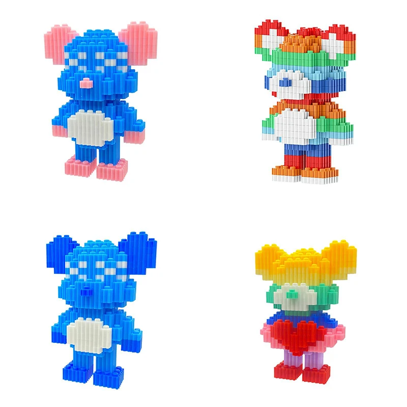 

Детские кубики, пластиковые строительные блоки, игрушки для детей, Монтессори, Обучающие сборные игрушки, Мультяшные анимационные игрушки ...