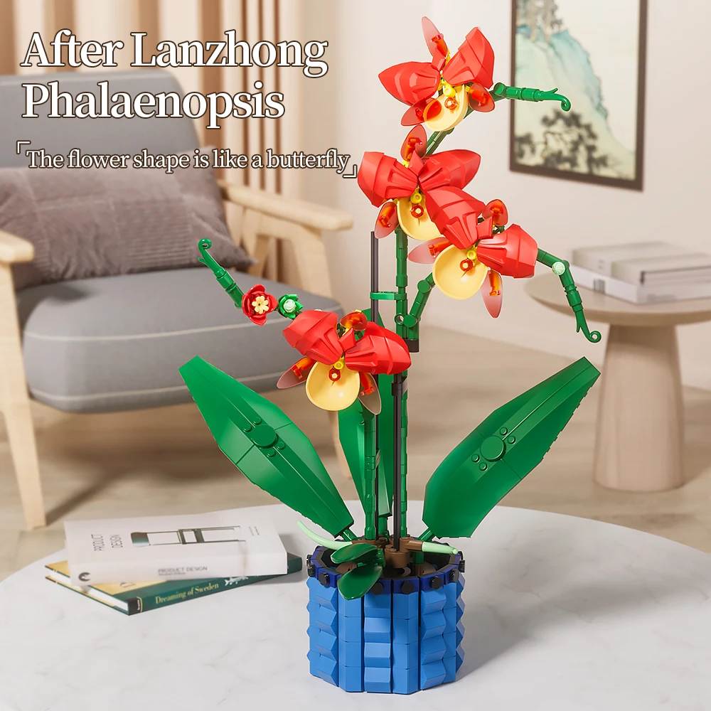 ToylinX букет искусственных цветов набор строительных блоков уникальная