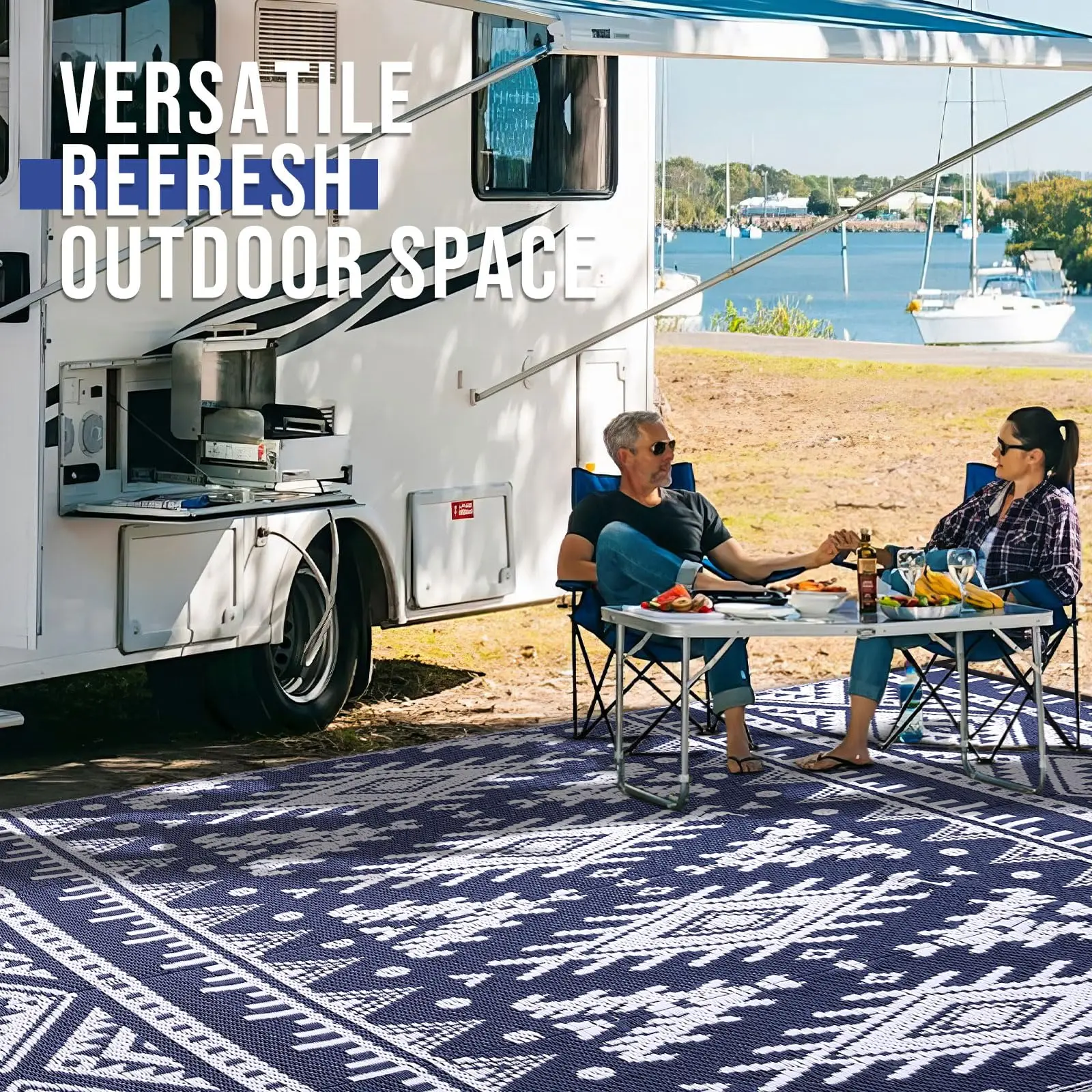 Homaxy ромбовидная коса с тотемом уличное одеяло уличный пластиковый соломенный