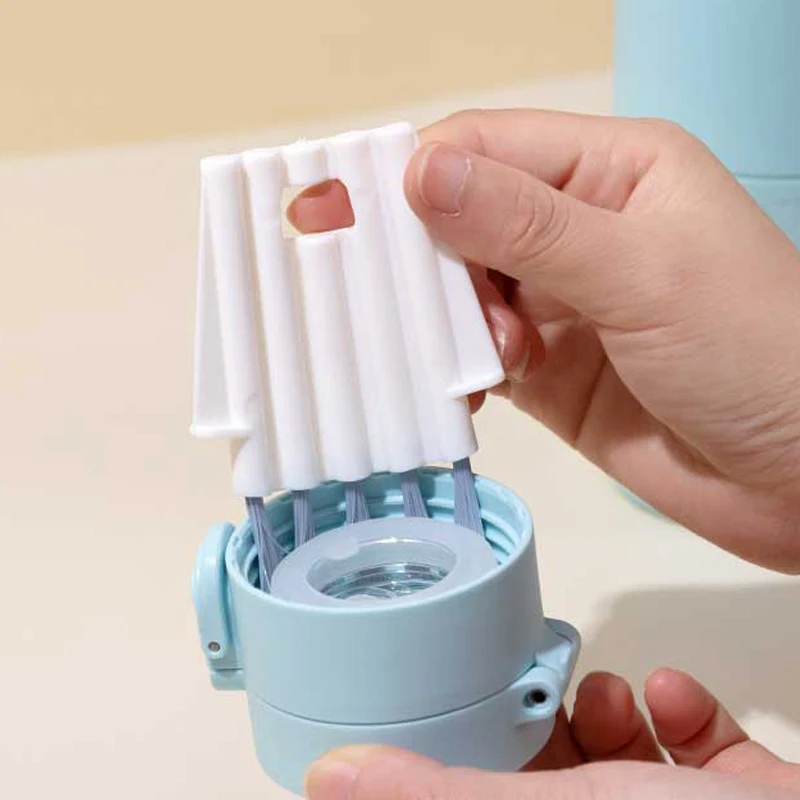 

Многофункциональная щетка для чистки крышки стакана, щетки для чистки клавиатуры, бытовые инструменты для кухни, ванной, гибкие чистящие ин...