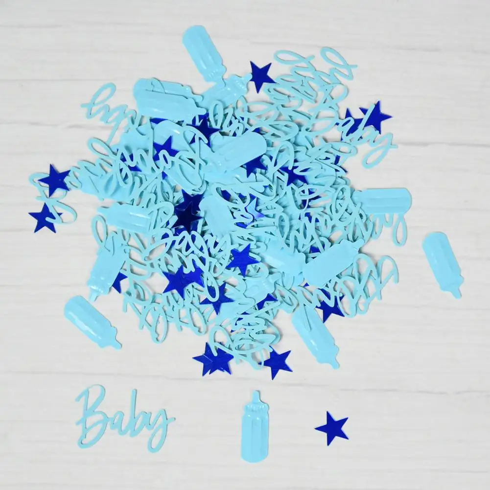 

Colorful Confetti Sparkling Bright-colored Boy/Girl Letter Colorful Confetti Star Pattern Decorative Confetti Festive Touch