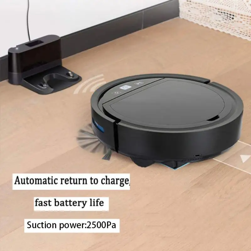 

Robot Vacuum Cleaner 2500PA Smart Remote Control Wireless Auto-Recharge Floor Sweeping Cleaning Appliance Home Vacuum Cleaner