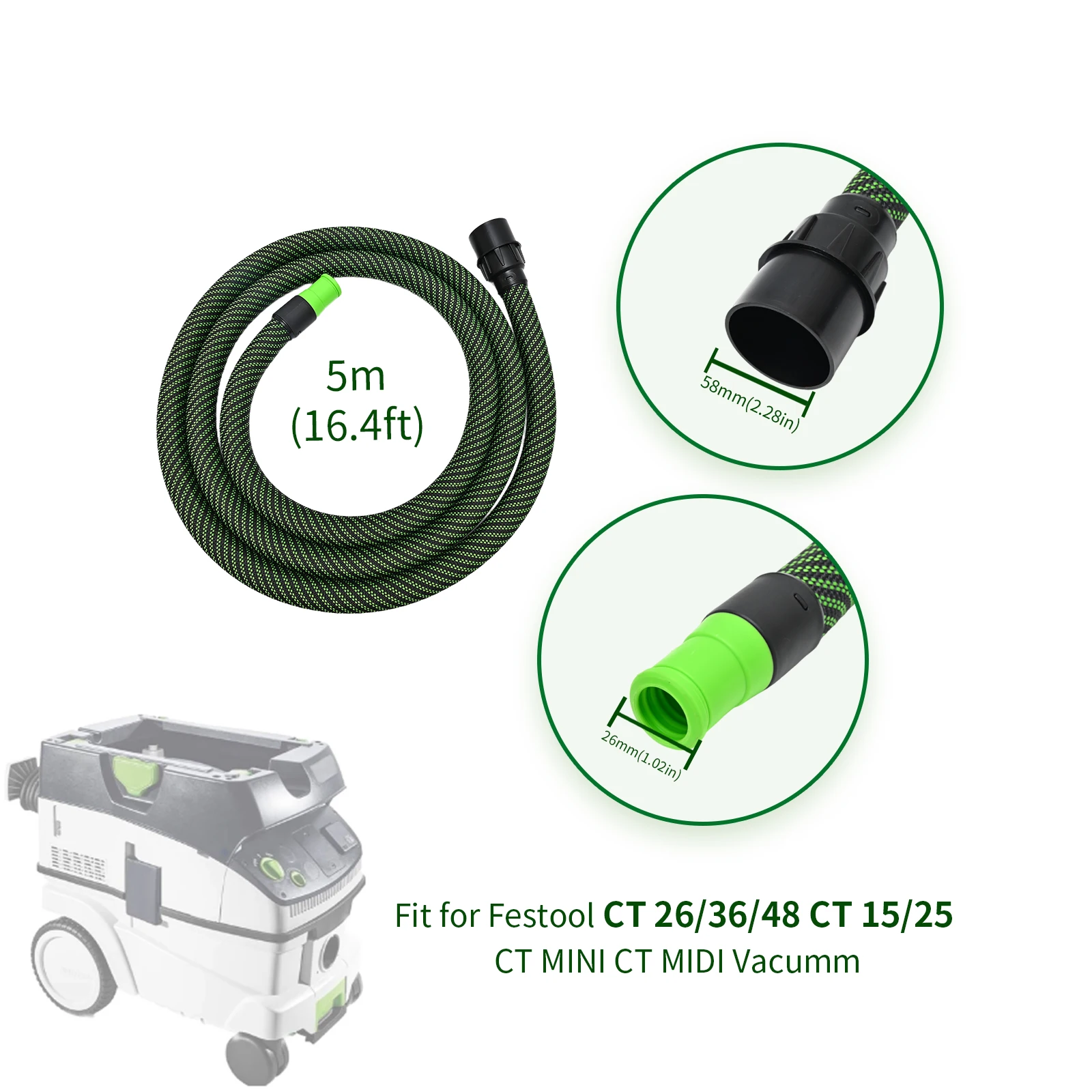 

Шланг для пылесоса FESTOL MIRK 5/3,5 м