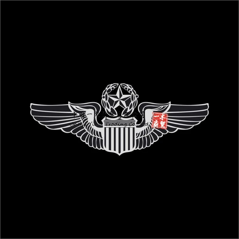 

Виниловая наклейка на окно в стиле милитари ВВС США