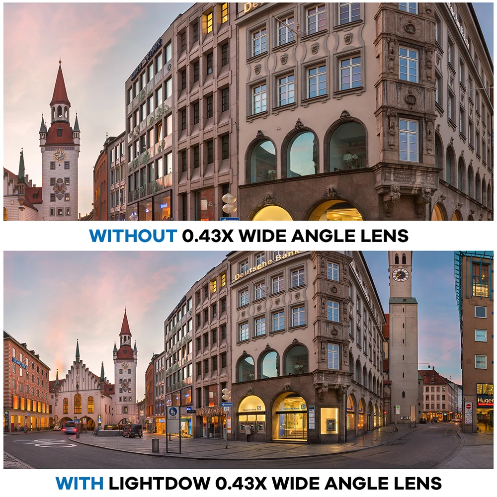 Объектив Lightdow 55 мм 0.43x с макрообъективом