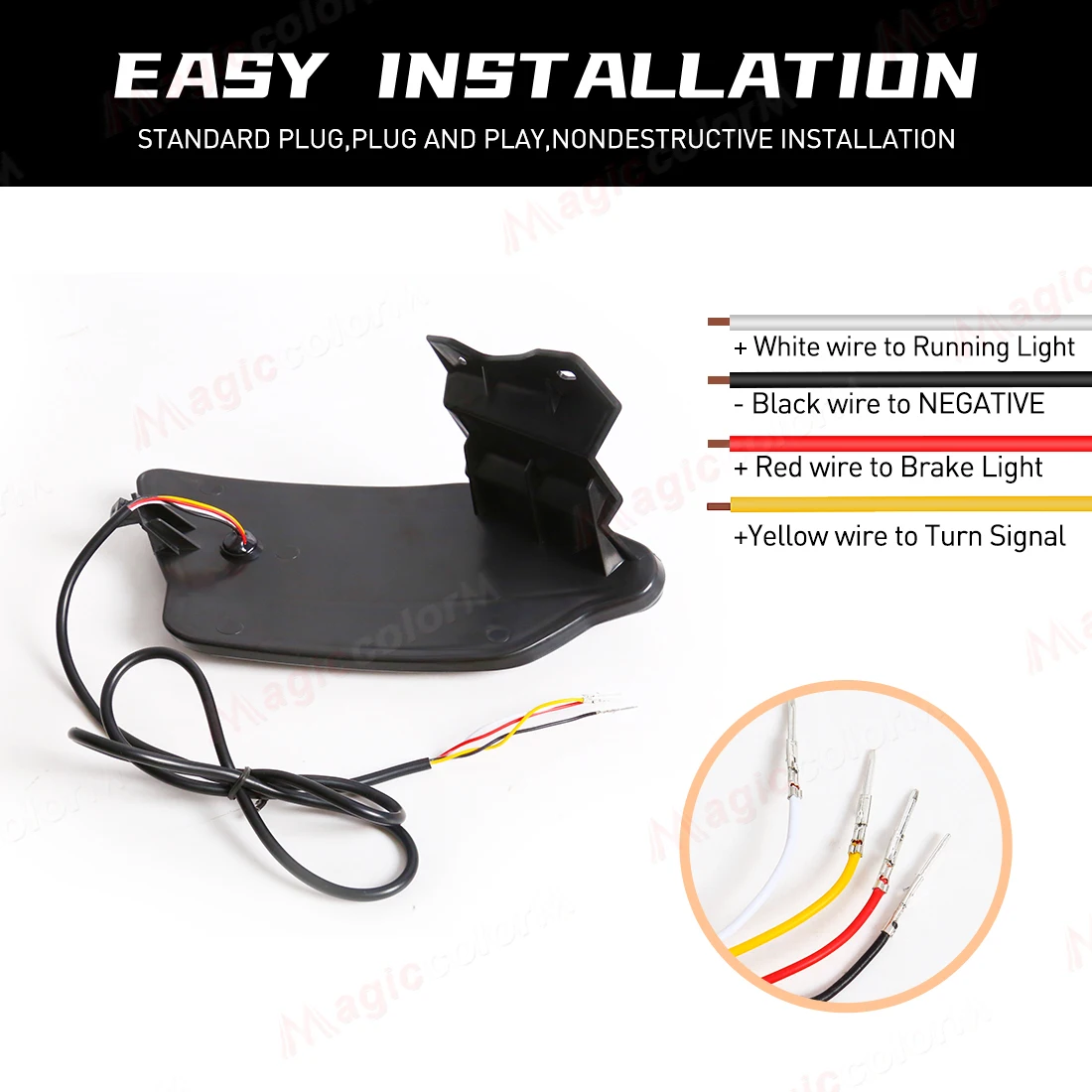 Светодиодный отражатель заднего бампера для Toyota RAV4 2013 2014 2015 предупреждение о