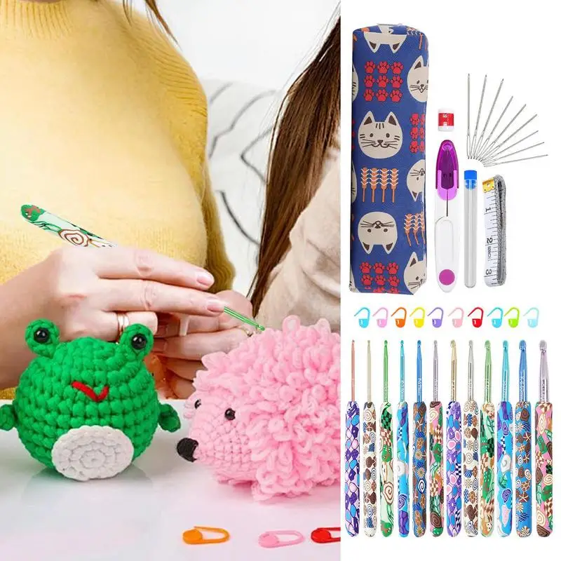 Иглы для вязания крючком пряжи Нержавеющие крючки из нержавеющей стали Носки