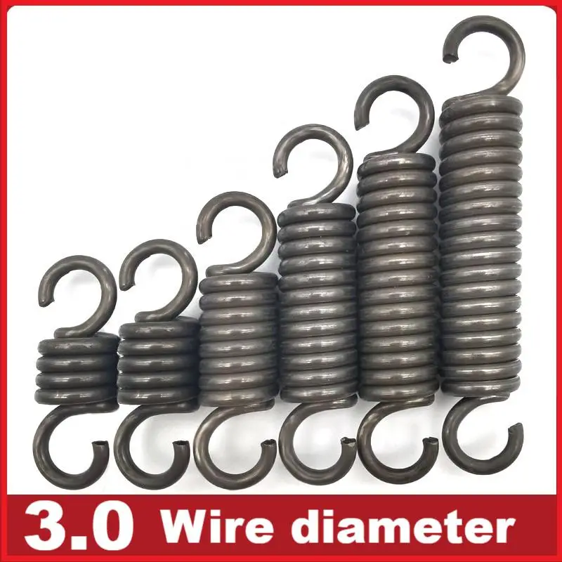 

Стальная пружина с крючком 3.0x16/20/25 мм