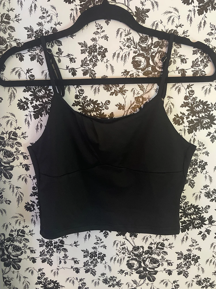 Кроп-топ женский с V-образным вырезом и коротким рукавом