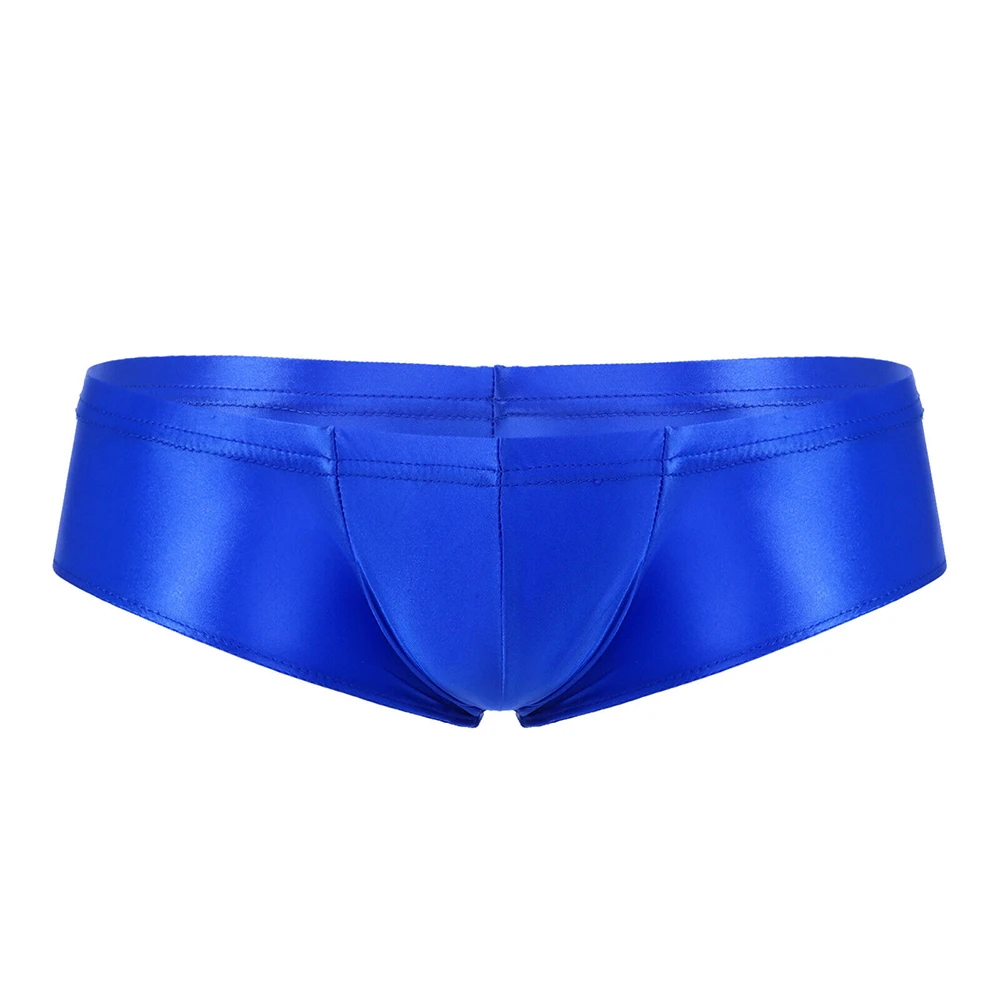 

Men Briefs Ultra Low Waist Underpants Oil Shiny U Convex Pouch Lingerie Panties Jockstrap Seamless Swim Thongs Boxer Shorts