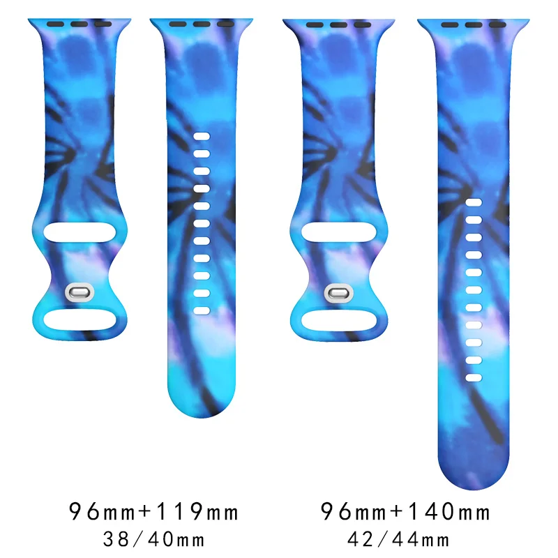 Leopard Strap For Apple Watch ultra band 49mm 44mm 40mm 38mm 42mm Printed Sport Silicone bracelet iWatch series 8 3 4 5 6 se 7