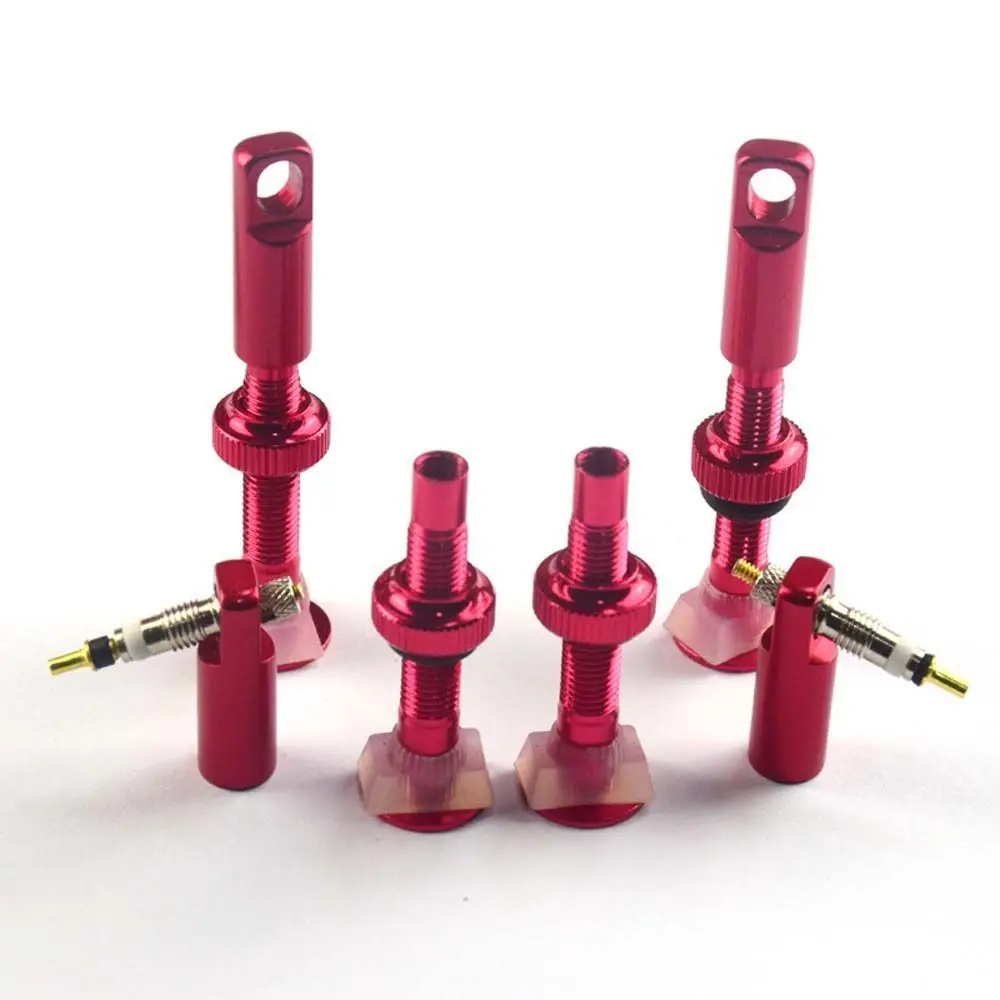 

4PCS Presta Caps F/V Valve Core Overhaul Install CNC-machined Anodized Alloy Parts Light Weight Bicycle Valve Nipple Accessories