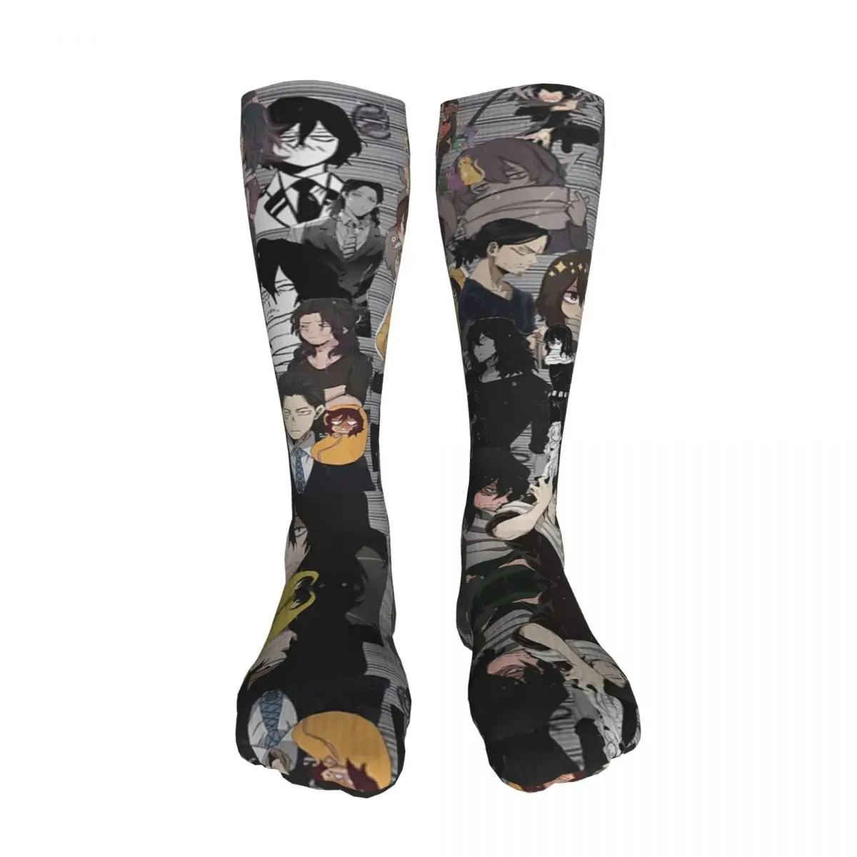 Aizawa Shota Collage stockings Thickened thermal stockings Men's and women's stockings, For Unisex