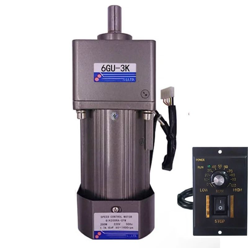 Новый однофазный двигатель переменного тока 5GU-3K-180K 120 Вт с регулятором скорости