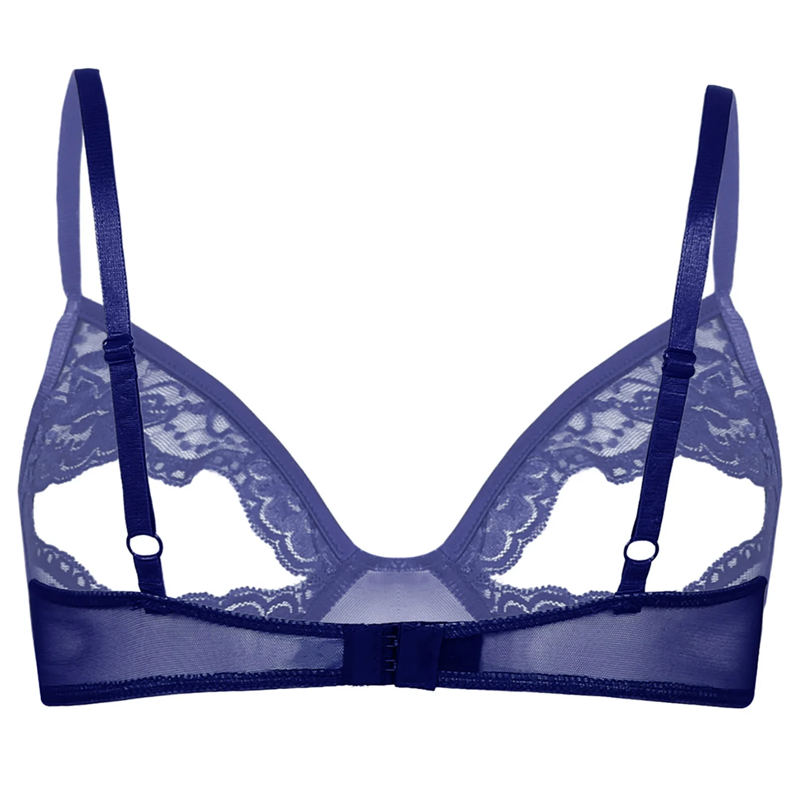 Женское нижнее белье прозрачный кружевной Цветочный Бюстгальтер с открытой
