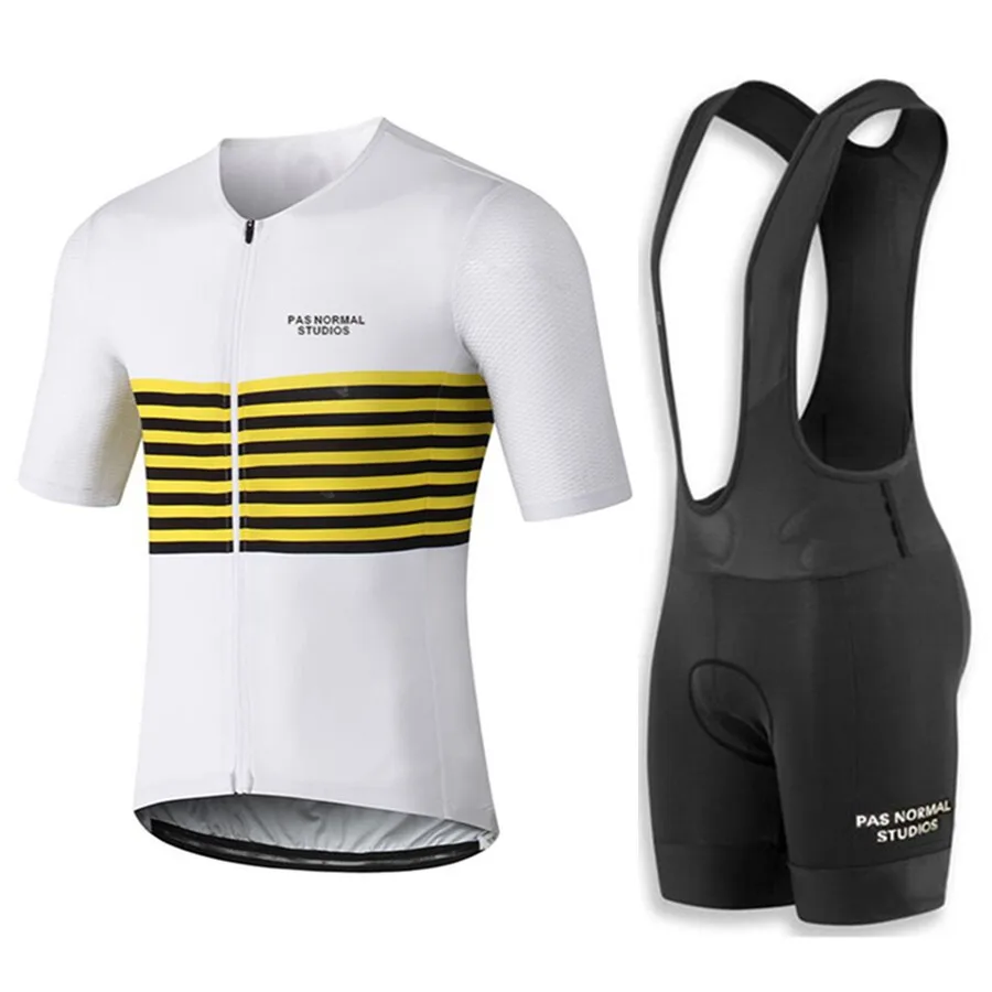 

New 2024 Cycling jersey pns Summer mesh Sleeve Low collar Bicycle maillot Cycling Clothing Short Set Ropa ciclismo verano hombre