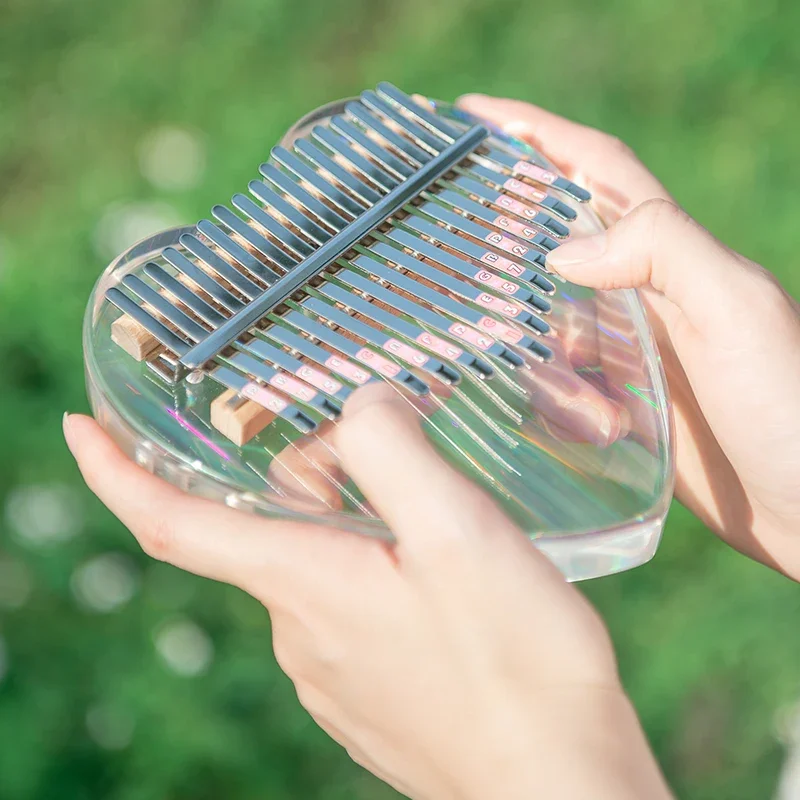 Клавиатура Kalimba для начинающих музыкальная с 17 клавишами 21 клавиша