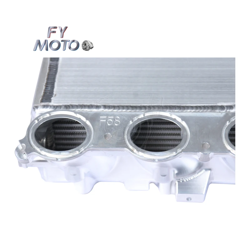 Серебряный литой впускной коллектор для BMW F22 M240I F30 340I 440I 16-19, полуфрезерованный на ЧПУ, с сердцевиной и аксессуарами (art.: 3920da16e412d) - 3920da16e412d