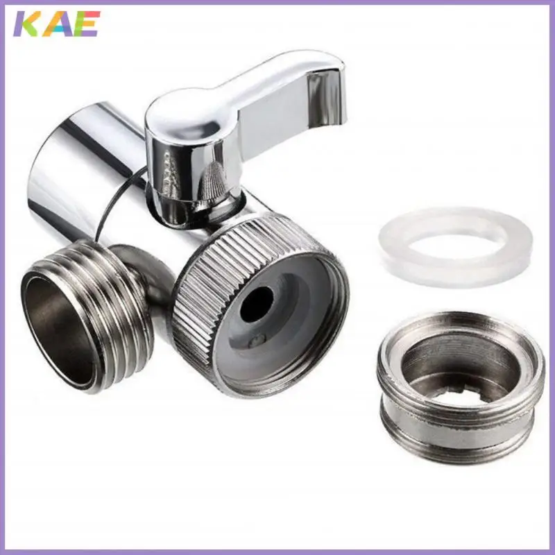 

1/2" Shower Head Diverter Valves Water Separator Adjustable Kitchen Faucet Adapter Nozzle Tap For Faucet Bathroom Accessories