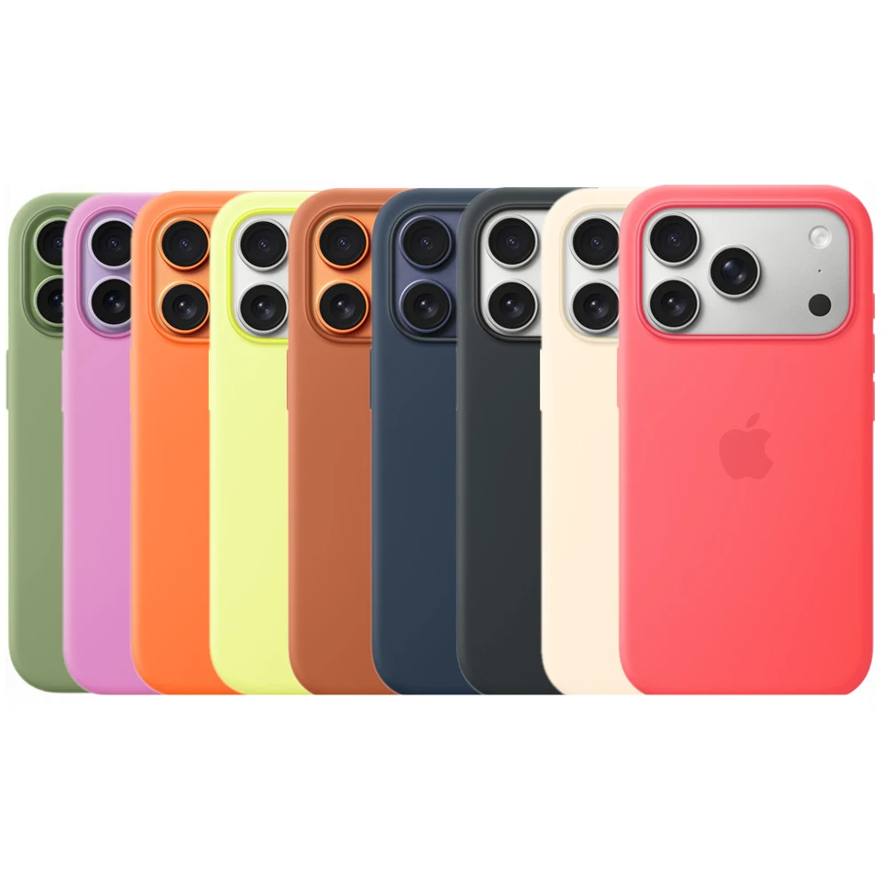 Фото Жидкий силиконовый чехол для iPhone 17 Pro Max 16 15 Plus 14 13 12 Mini с поддержкой MagSafe, ударопрочный, в коробке, мягкий чехол №2