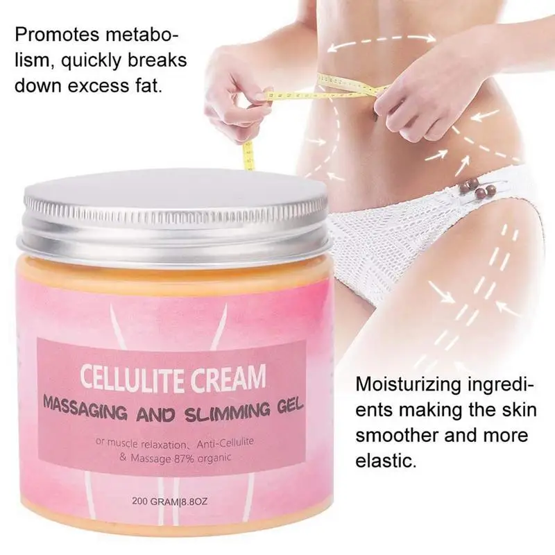 

200g Natural Body Cream Leg Cellulite Cream For Women Weight Loss Massage Slimming Cream For Shaping Waist Stomach And Buttocks