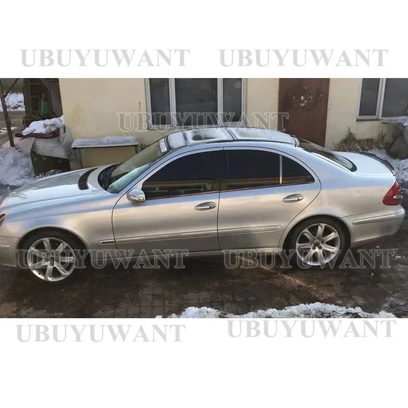 Спойлер карбонового цвета W211 для Mercedes-Benz E-class 2003-2009 E200 E280 E320 E350 E500 E550 спойлер на