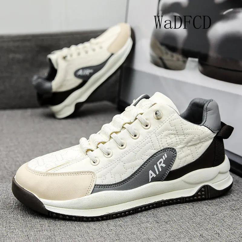 

Кроссовки мужские из микрофибры на платформе, зимние, с плюшевой подкладкой