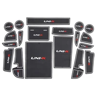 door groove mats gate slot pad for changan uni k unik 2022 accessories non slip cup mat anti slip car styling