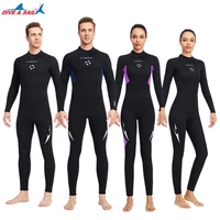 3mm neoprene wetsuit men women warm super elastic wear resistant one piece long sleeve warm surfing snorkeling wetsuit 2022