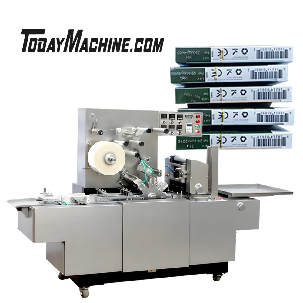 Автоматическая 3D-машина для упаковки целлофана духов с прозрачной пленкой