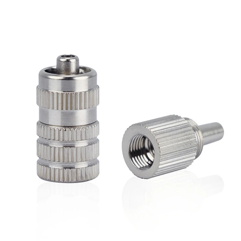 

1Pcs Metal Dispensing Mixing Tube Adapter Nickel Plated Brass Dispensing Glue Syringe Accessories