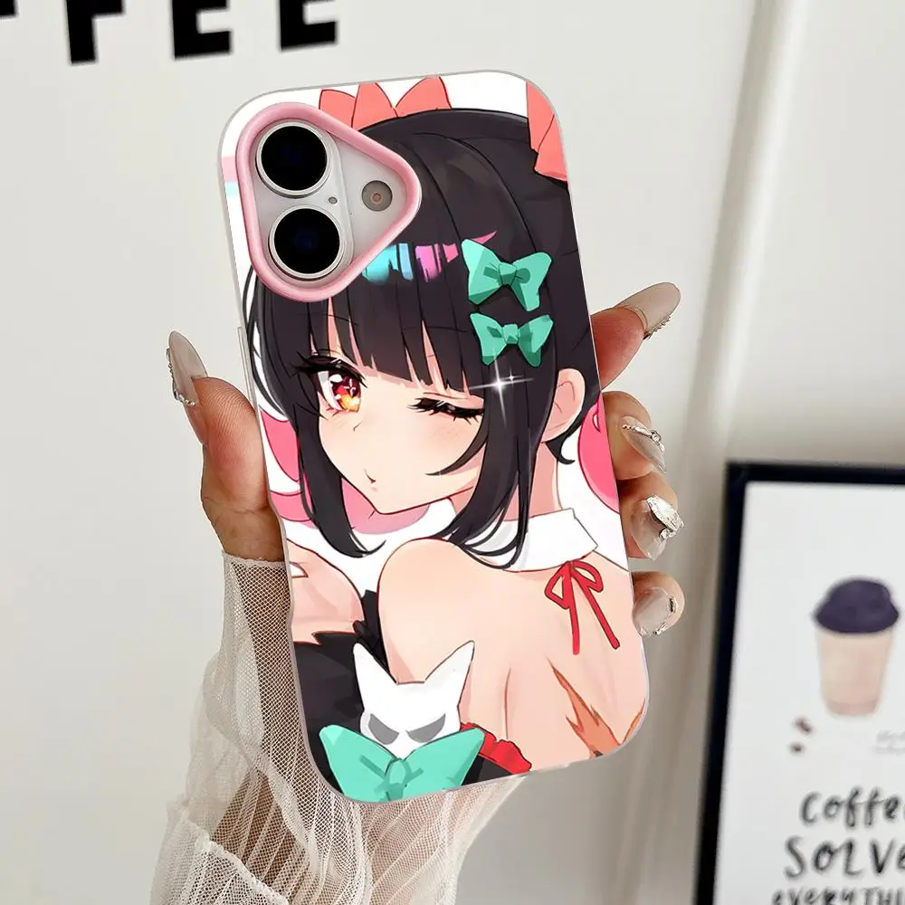 Фото Чехол для телефона ZZZ Nangong Yu Jelly двухслойный розовый для iPhone 17 16 15 14 13 12 11 Air Pro Max Plus, защитный №2