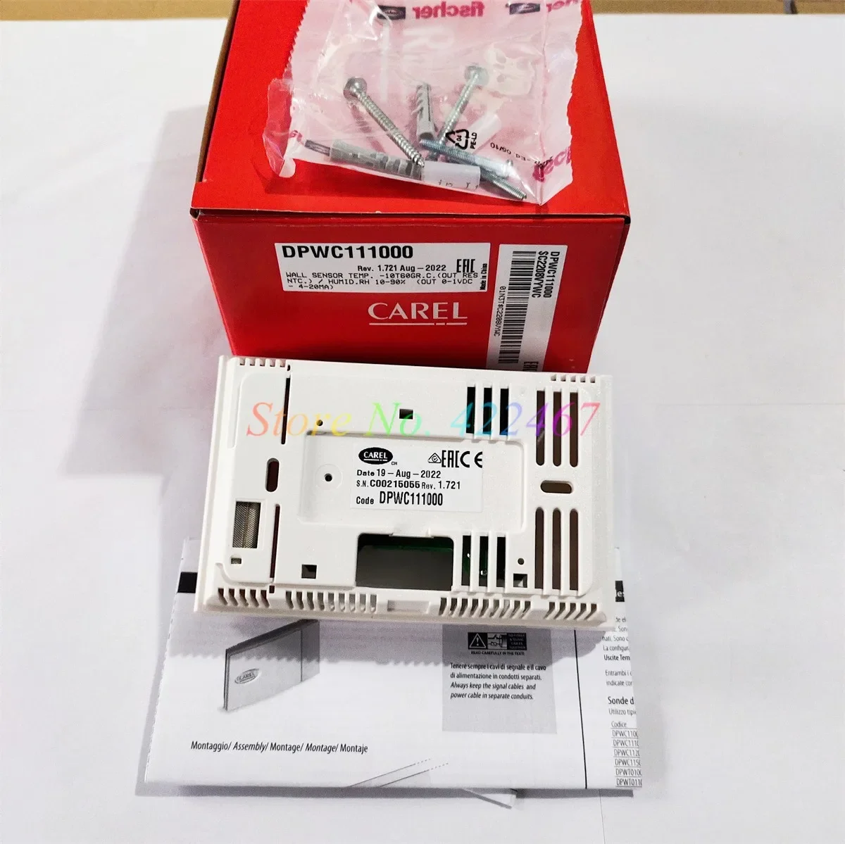 CAREL Новый оригинальный датчик температуры и влажности DPWC 111000