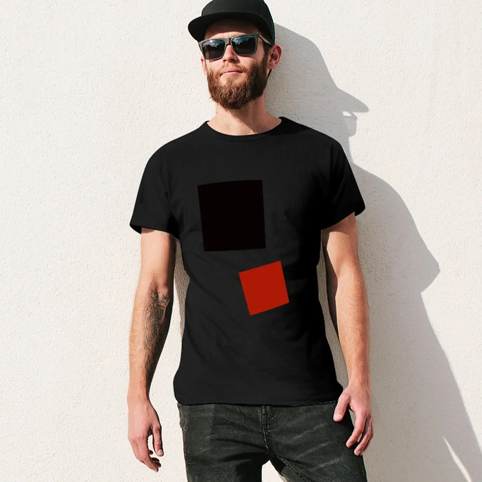 Футболка Kazimir Malevich Black Square Red (1915) футболка большого размера винтажная одежда