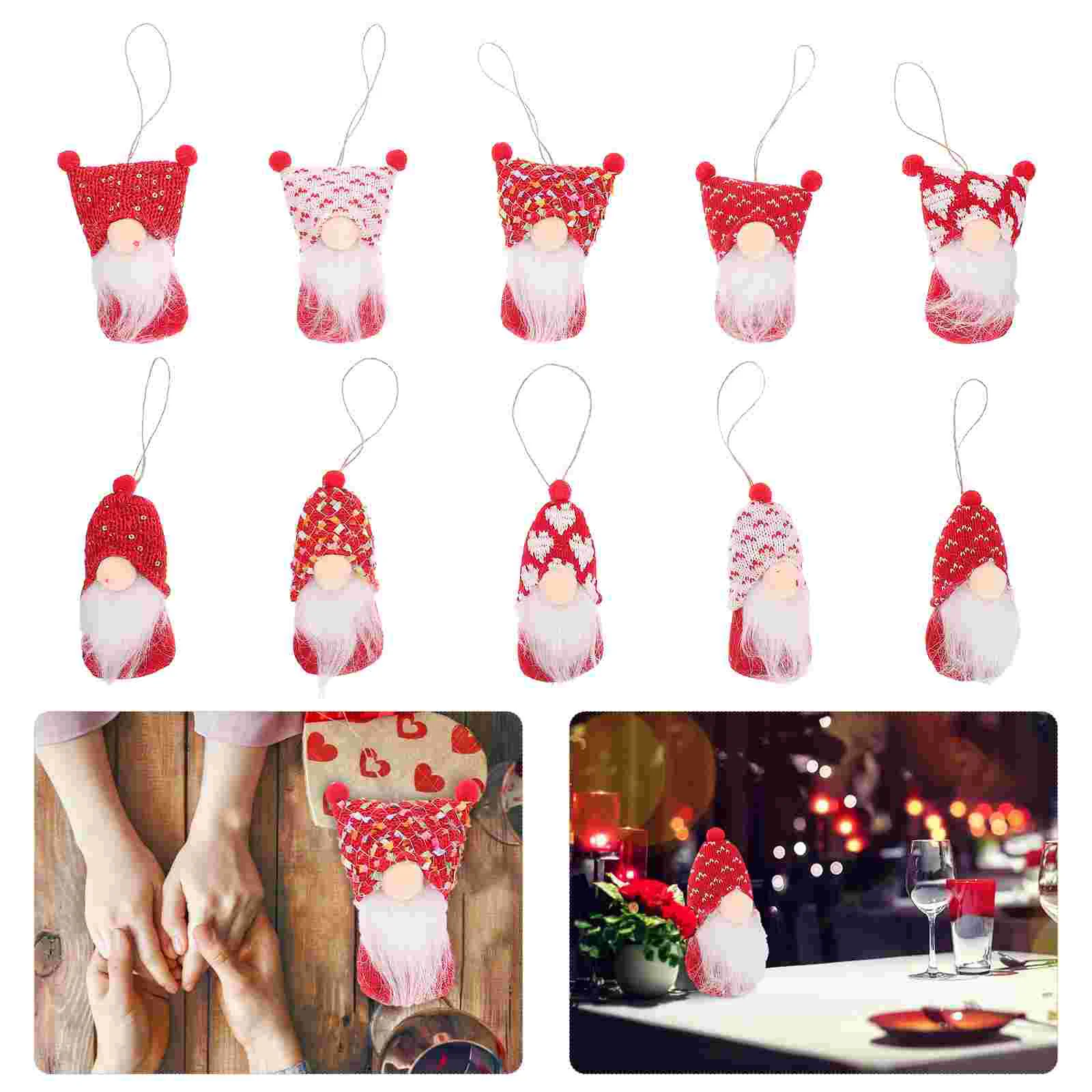 

Gnome Day Ornaments Decor Valentines Tree Gnomes Valentine Hanging White Plush Decorations Summer Christmas Tomte S Swedish