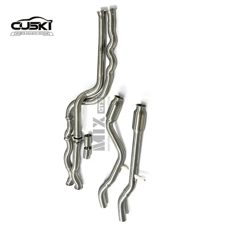 Подходит для BMW M2C F87 S55 3 0 T качественная полировка из нержавеющей стали средняя