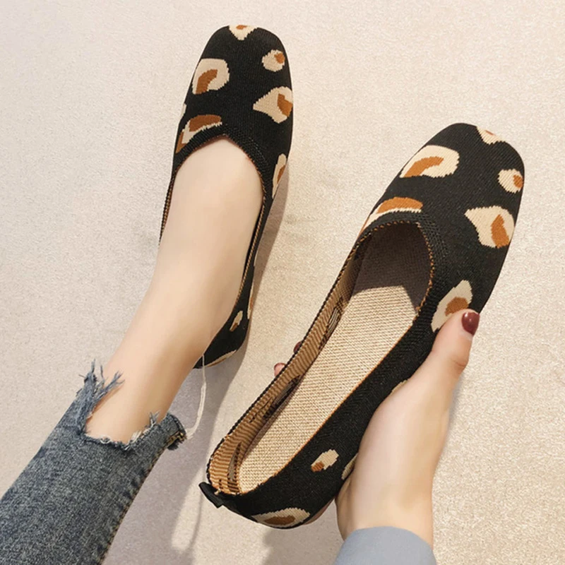 

Women's Flat Shoes Spring And Autumn Shallow Mouth Comfortable Soft Bottom Non-slip Durable Summer Large Size Casual Shoes Women