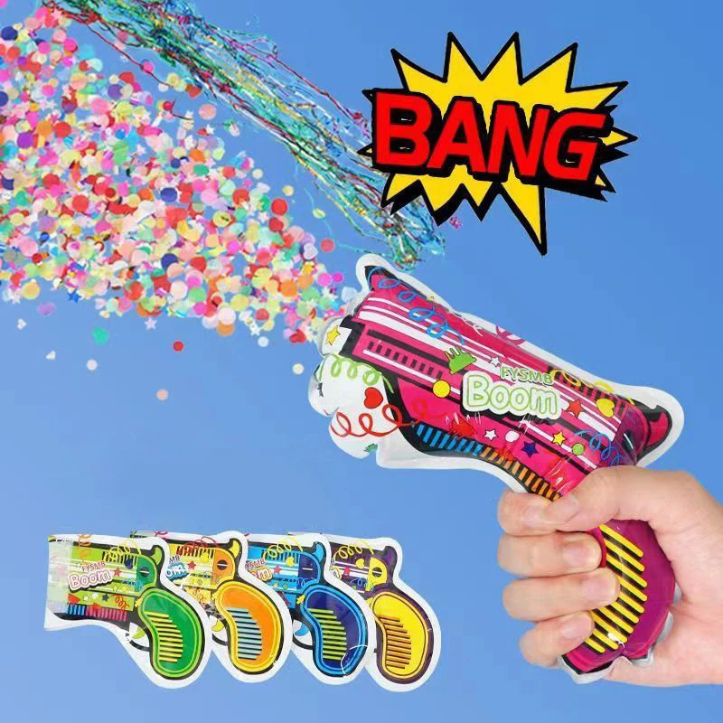 

Надувной воздушный шар, фейерверк, пистолет-распылитель для свадьбы, дня рождения, вечеринки, Декор, товары для выпускного вечера, игрушки, 2 шт.