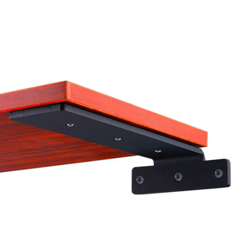 2Pcs Invisible Bracket Wall Mounted Thickened Heavy Support Practical Sturdy Durable For Wood Shelves Furniture Hardware |