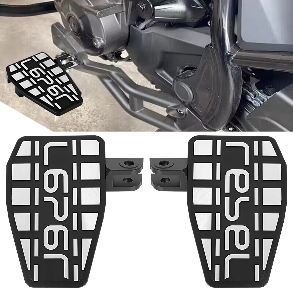 Motorcycle CNC Billet Aluminum Front Driver Footrests Foot Pegs Wide Pedals For Honda Rebel 1100 CMX1100 2021-2023 2022