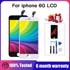 ЖК-дисплей 4,7 дюйма для iPhone 6, сенсорный экран в сборе, Замена для iPhone 6G, A1549, A1586, A1589, закаленное стекло